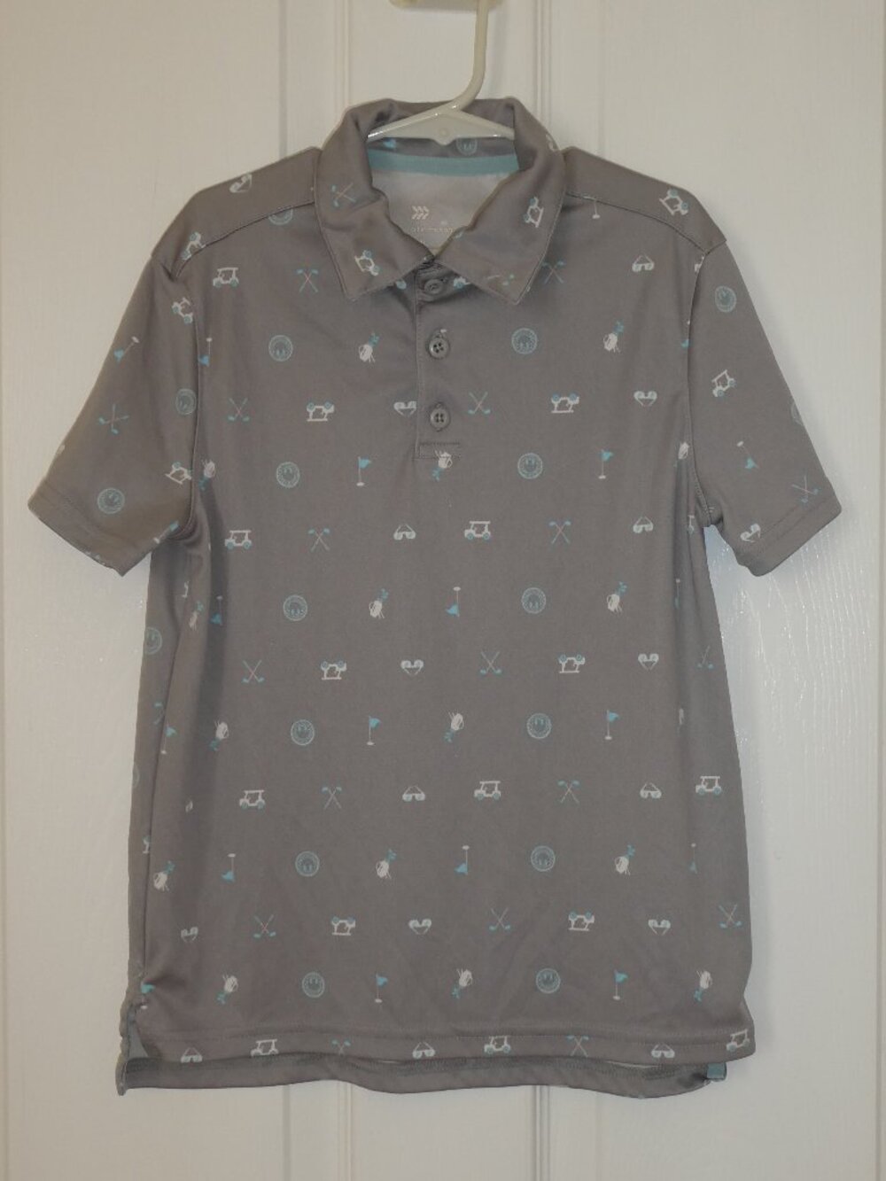 All in Motion Boys Golf Polo Shirt Size Medium (8)